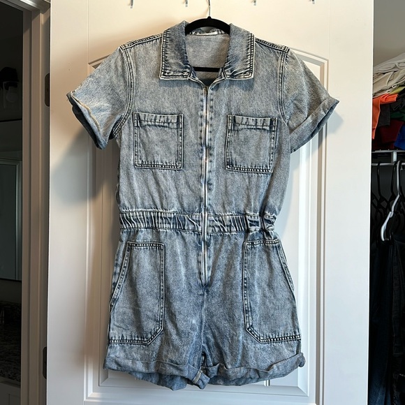 Denim romper - Picture 2 of 4